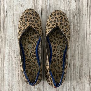 Rothy’s The Flat Round Toe Animal Print Sz 7.5